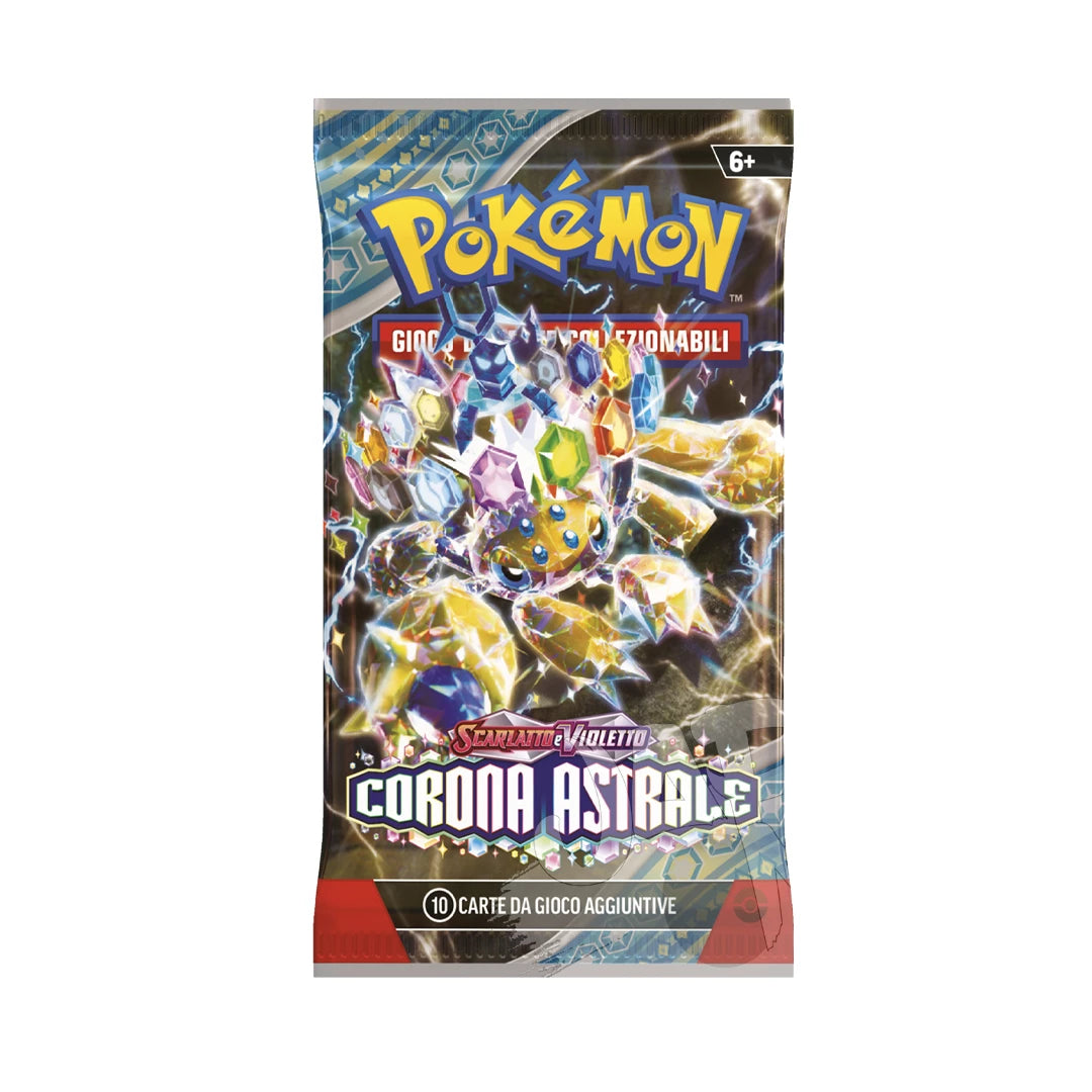 Pokemon Corona Astrale Scarlatto e Violetto Booster Pack 1 bustina ITA