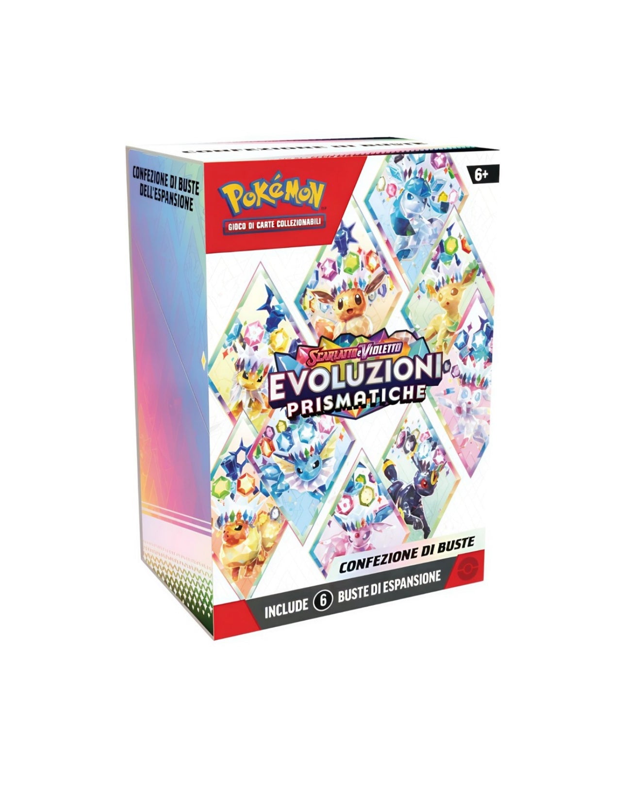 GCC Pokémon: confezione di buste dell’espansione Scarlatto e Violetto - Evoluzioni Prismatiche (sei buste di espansione)
