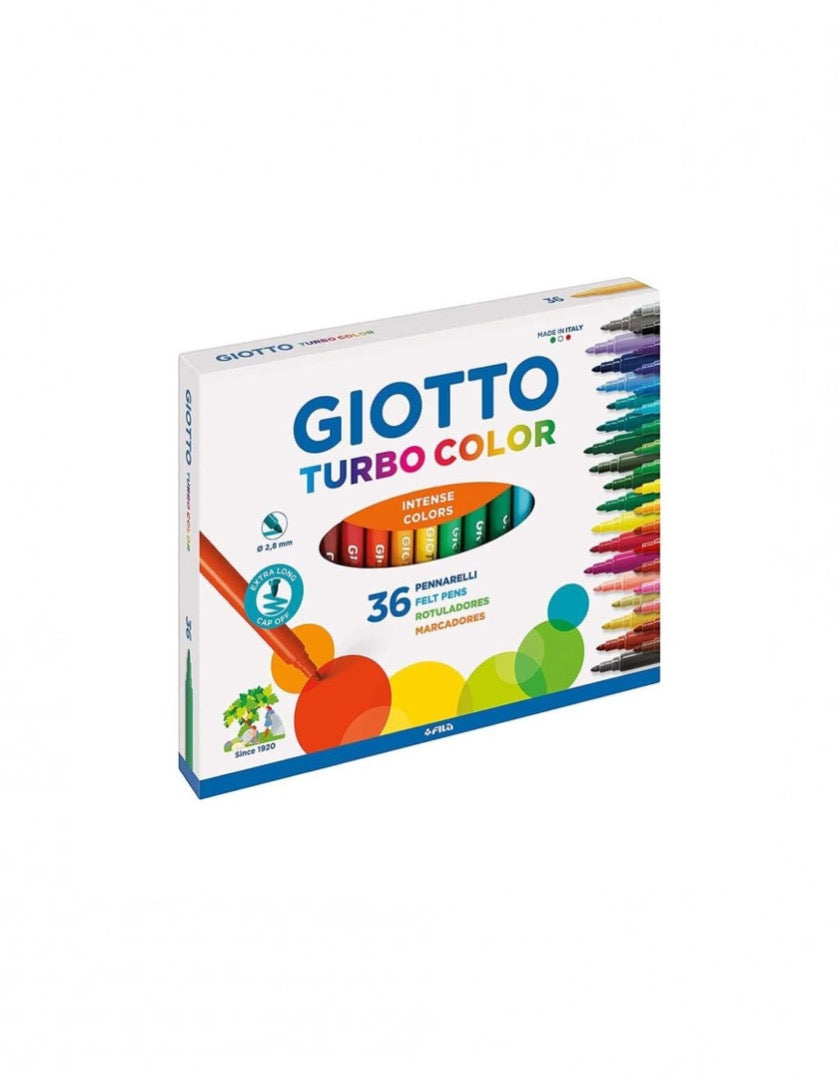 Giotto Pennarelli Turbo Color 12-24-36 colori