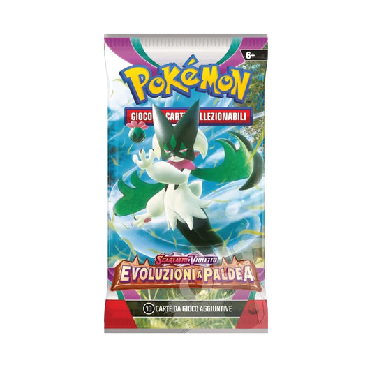 Pokemon Evoluzioni a Paldea Scarlatto e Violetto Booster Pack 1 bustina ITA