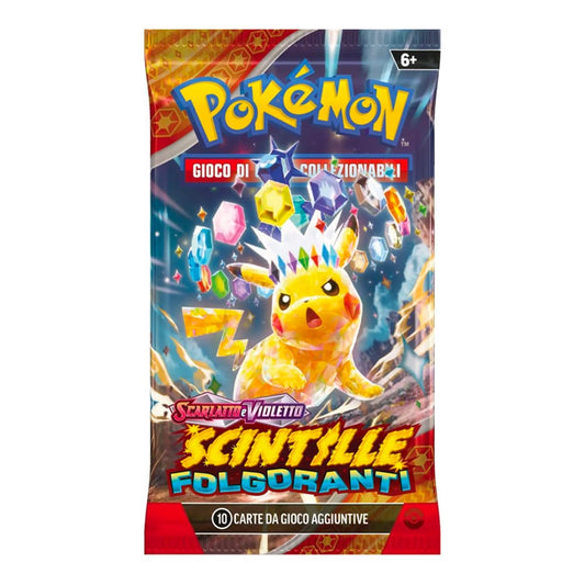Pokemon Scintille Folgoranti Scarlatto e Violetto Booster Pack 1 bustina ITA