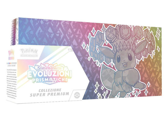 Pokemon evoluzioni prismatiche collezione super premium